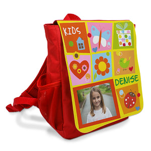 Kinder-Rucksack mit bedruckbarer Lasche